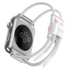 Baseus pasek opaska bransoleta do Apple Watch 38 mm / 40 mm biały (LBAPWA4-A24)