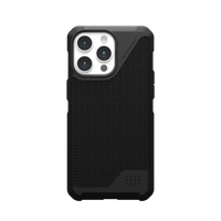 UAG Metropolis LT MagSafe-Hülle für iPhone 15 Pro Max – schwarzes Kevlar