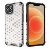 Honeycomb case for iPhone 14 armored hybrid cover transparent