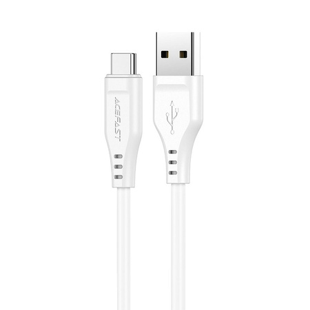 Acefast USB cable - USB Type C 1.2m, 3A white (C3-04 white)