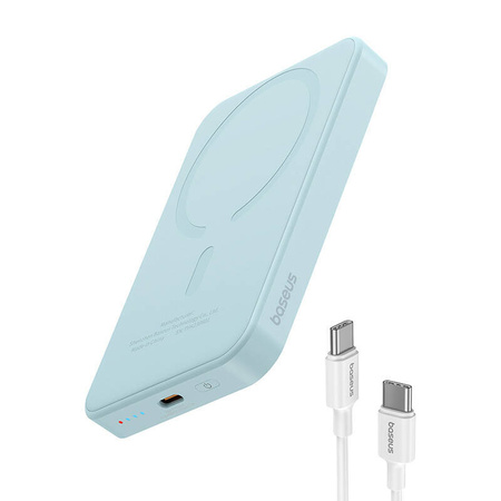 Magnetyczny mini powerbank Baseus 5000mAh 20W (niebieski)