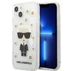 Karl Lagerfeld KLHCP13SHFLT iPhone 13 mini 5,4" przezroczysty/transparent Flower Ikonik Karl