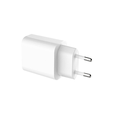 Crong USB-C Travel Charger – Ładowarka sieciowa USB-C Power Delivery 20W (biały)