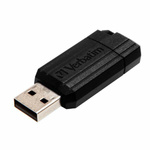 Verbatim Pendrive 16GB USB-A 2.0 PinStripe czarny/black 49063