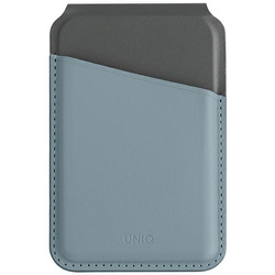 UNIQ Lyden DS magnetyczny portfel RFID i stojak na telefon niebiesko-czarny/washed blue-black