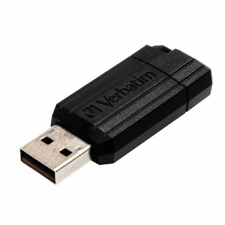 Verbatim Pendrive 8GB USB-A 2.0 PinStripe czarny/black 49062