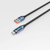 Kabel 66W 6A 1m USB - USB-C Tech-Protect UltraBoost LED niebieskie