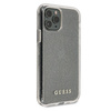 Guess GUHCN65PCGLSI iPhone 11 Pro Max srebrny/silver hard case Glitter