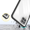 Clear 3in1 etui do Samsung Galaxy A22 4G żelowy pokrowiec z ramką czarny