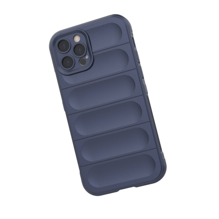 Magic Shield Case Hülle für iPhone 12 Pro elastische gepanzerte Hülle in Burgund