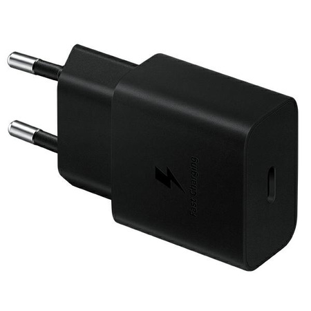 Samsung USB wall charger Type C 15W PD AFC + USB Type C cable black (EP-T1510XBEGEU)