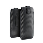 Futerał Uniwersalny POCKET Carbon - Model 11 - do IPHONE 12 / 12 PRO SAMSUNG Note / Note 2 / Note 3 / Xcover 5 / S21