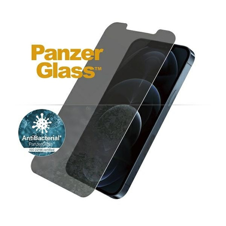 Tempered Glass IPHONE 12 PRO MAX PanzerGlass Standard Super+ Privacy Antibacterial