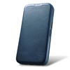 iCarer CE Oil Wax Premium Leather Folio Case Leather Case for iPhone 14 Flip Magnetic MagSafe Blue (AKI14220705-BU)