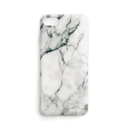 Wozinsky Marble TPU Cover Gel Marmor für Samsung Galaxy A73 weiß