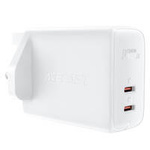 Acefast GaN-Ladegerät (UK-Stecker) 2x USB Typ C 50 W, Power Delivery, PPS, Q3 3.0, AFC, FCP (A32 UK)