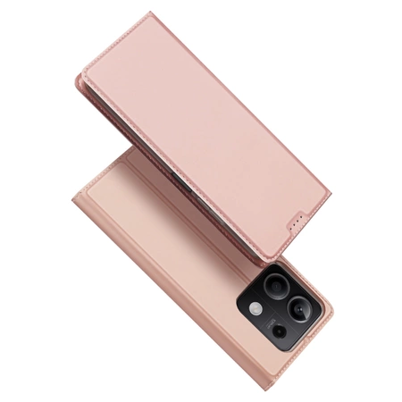 Dux Ducis Skin Pro Hülle mit Klappe und Kartenfach für Xiaomi Redmi Note 13 5G – Pink