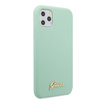 Etui Guess GUHCN65LSLMGGR iPhone 11 Pro Max zielony/green hard case Silicone Vintage Gold Logo