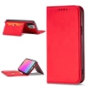 Magnet Card Case case for iPhone 14 Plus flip cover wallet stand red