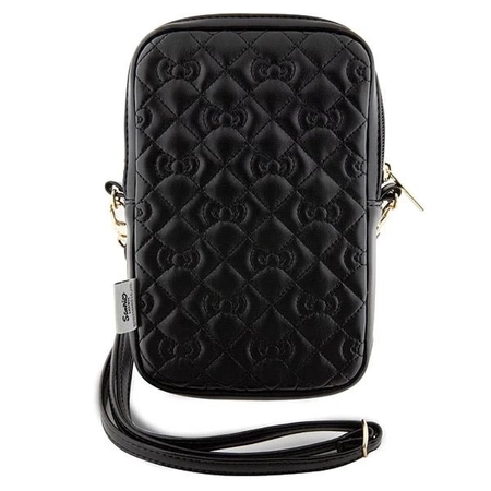 Hello Kitty Quilted Bows Strap-Tasche – Schwarz