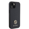 Guess GUHCP15SPS4DGPK iPhone 15 6.1&quot; black/black hardcase Strass Metal Logo