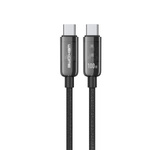 WEKOME WDC-193 Vanguard Series - Kabel połączeniowy USB-C do USB-C Super Fast Charging 100W 1 m (Czarny)