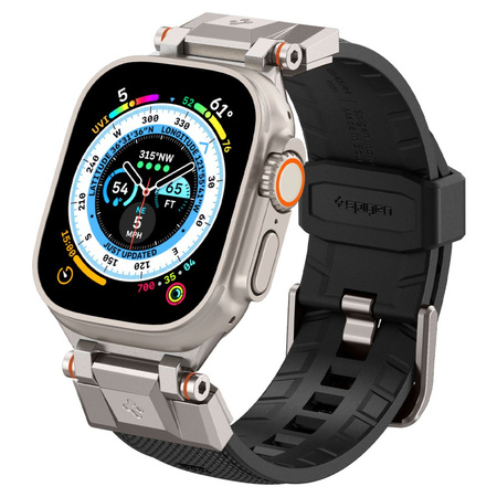 Schutzhülle APPLE WATCH 4 / 5 / 6 / 7 / 8 / SE / ULTRA (42 / 44 / 45 / 49 MM) Spigen Durapro Armor schwarz