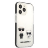 Oryginalne Etui IPHONE 13 PRO Karl Lagerfeld Hardcase Karl&Choupette białe