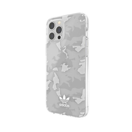 Adidas OR SnapCase Camo iPhone 12 Pro Ma x przezroczysty/biały 43706