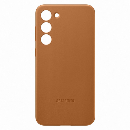 Samsung Leather Cover case for Samsung Galaxy S23+ genuine camel leather case (EF-VS916LAEGWW)