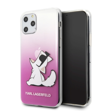 Karl Lagerfeld Choupette Fun Sunglasses - Etui iPhone 11 Pro (różowy)