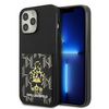 Schutzhülle IPHONE 13 PRO MAX Karl Lagerfeld Hardcase Karlimals Cardslot (KLHCP13XCANCNK) schwarz