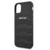 AMG AMHCN61GSEBK iPhone 11 6,1" czarny/black hardcase Leather Debossed Lines