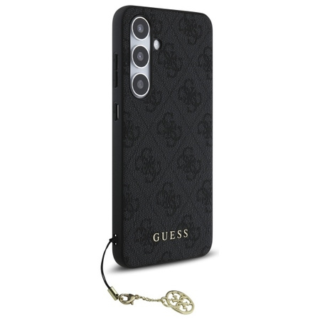 Oryginalne Etui GUESS hardcase 4G Charms Collection GUHCS24FEGF4GGR do Samsung Galaxy S24 FE szary