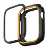 UNIQ etui Moduo Apple Watch Series  4/5/6/7/8/SE 44/45mm czarny-musztardowy/midnight-mustard