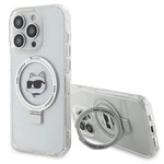 Karl Lagerfeld KLHMP15XHMRSCHH iPhone 15 Pro Max 6.7&quot; white/white hardcase Ring Stand Choupette Head MagSafe