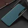 Eco Leather View Case elegancki futerał etui z klapką i funkcją podstawki Samsung Galaxy A72 4G zielony