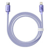 Baseus Crystal Shine Series Fast Charging Data Cable Type-C to iP 20W 1.2m Purple