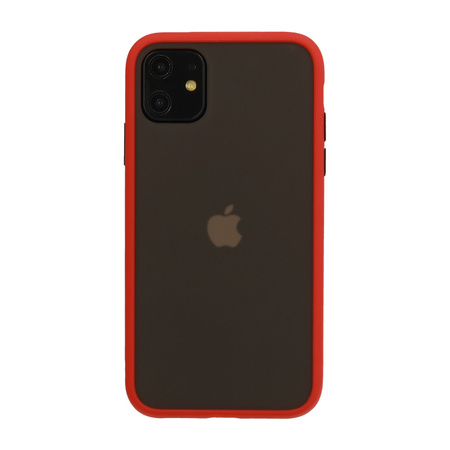 Vennus Color Button Bumper do Xiaomi Redmi 9 Czerwony