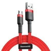 Baseus Cafule Cable - Dwustronny kabel połączeniowy micro USB na USB QC 3.0, 2.4 A, 1 m (czerwony)