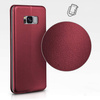 Case IPHONE 7 / 8 / SE 2020 Leatherette Wallet Flip Elegance burgundy