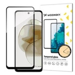 Durable Wozinsky Full Glue Tempered Glass for Motorola G73 Full Screen with Frame - Black