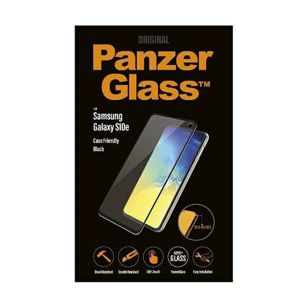 Tempered Glass 5D SAMSUNG GALAXY S10E PanzerGlass E2E Super+ Case Friendly black