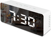 Mirror Digital Clock Electronic Led / Alarm Clock / Thermometer black