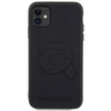 Original Case IPHONE 11 Karl Lagerfeld Hardcase Rubber Karl Head 3D (KLHCN613DRKNK) black