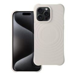 Silicone Zephyr Mag Cover kompatybilny z MagSafe do IPHONE 16 PRO MAX biały