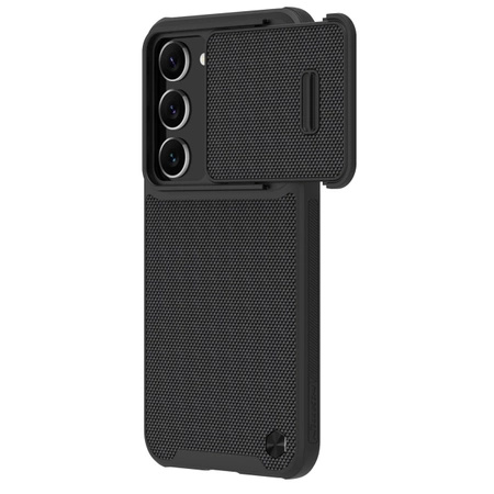 Nillkin Textured S Case für Samsung Galaxy S23, gepanzerte Hülle mit Kameraabdeckung, schwarz