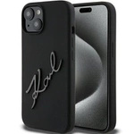 Karl Lagerfeld Silicone Karl Script case for iPhone 15 - black