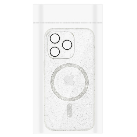 Glitter Magsafe Case do Iphone 11 przezroczysty