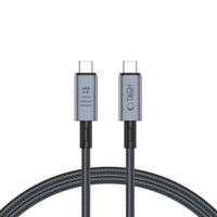 Tech-Protect UltraBoost Max USB-C 4.0 / USB-C 4.0 PD cable 240W 8K 40Gbps 1m - gray